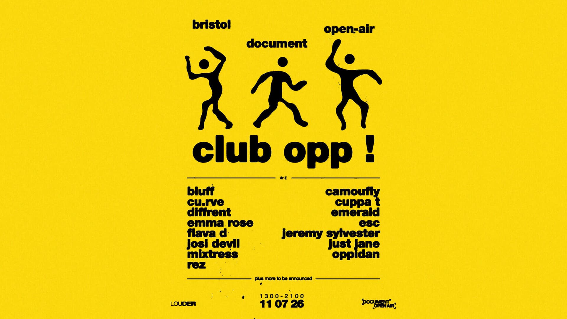 Club Opp w/ Oppidan, Diffrent, Flava D & more artwork