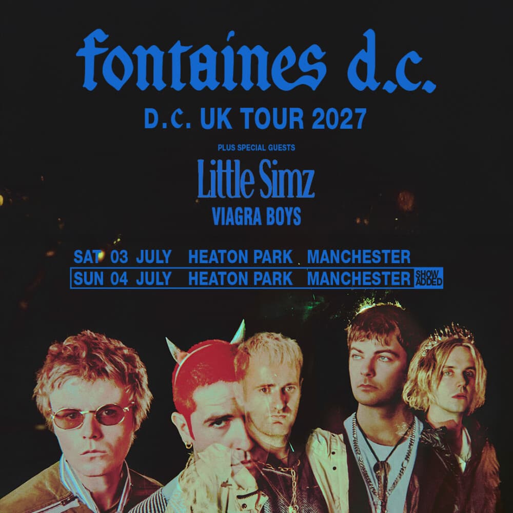 Fontaines D.C. live at Heaton Park artwork